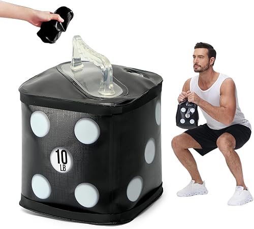 Pesa rusa de agua suave de 71015 libras, pesas llenas de agua para ejercicio de fitness, juego de mancuernas de agua portátiles, pesas rusas