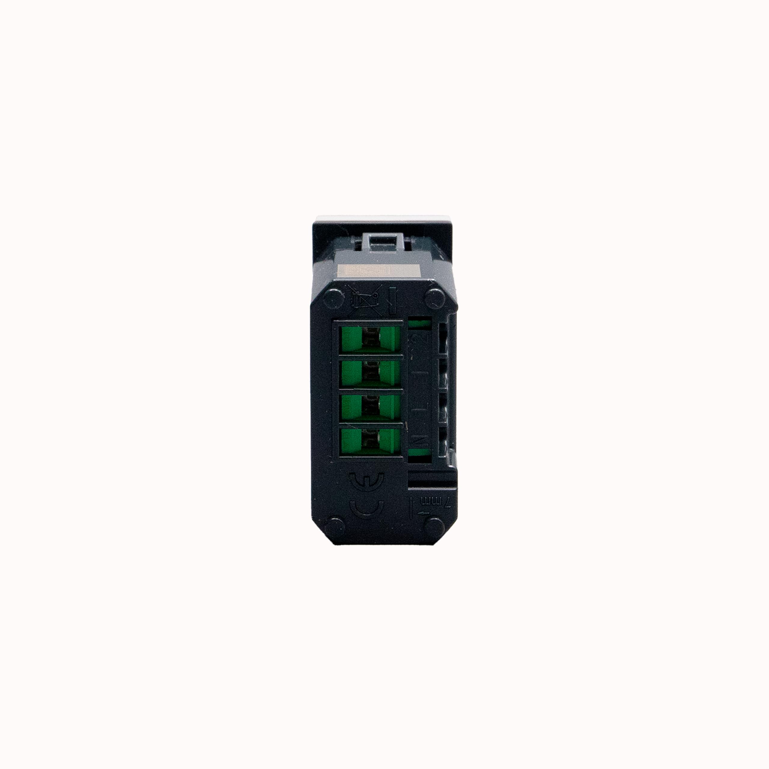BTICINO Dimmer MatixGO JG4418, Dimmer, Interruttore per Regolare l'Intensità Luminosa, Compatibile con LED Dimmerabili, Alogeni, Fluocompatti, Controllo Luci, Risparmio Energetico, 1 Modulo, Grigio