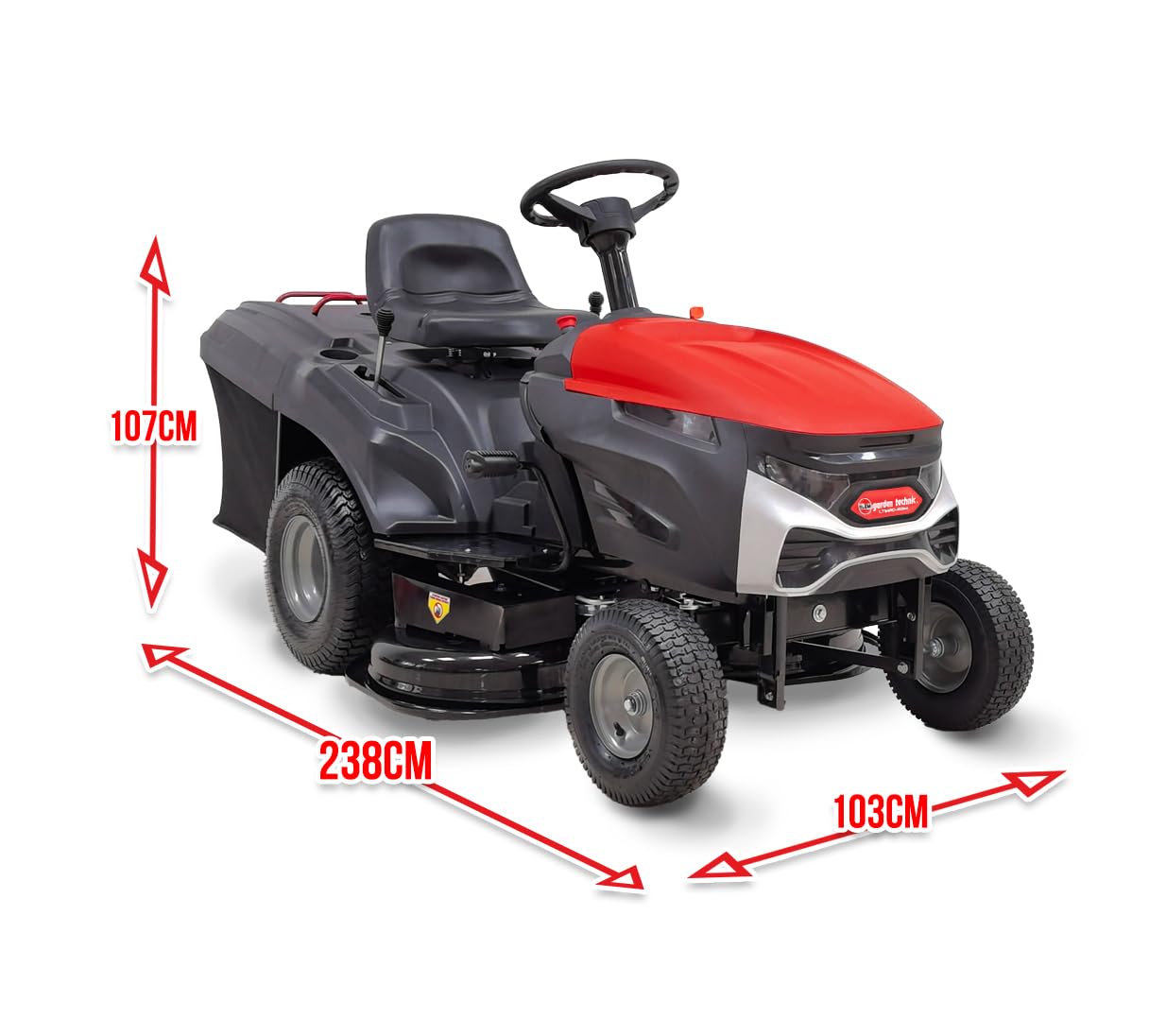Tracteur Tondeuse 452cc 96cm Largeur de Coupe