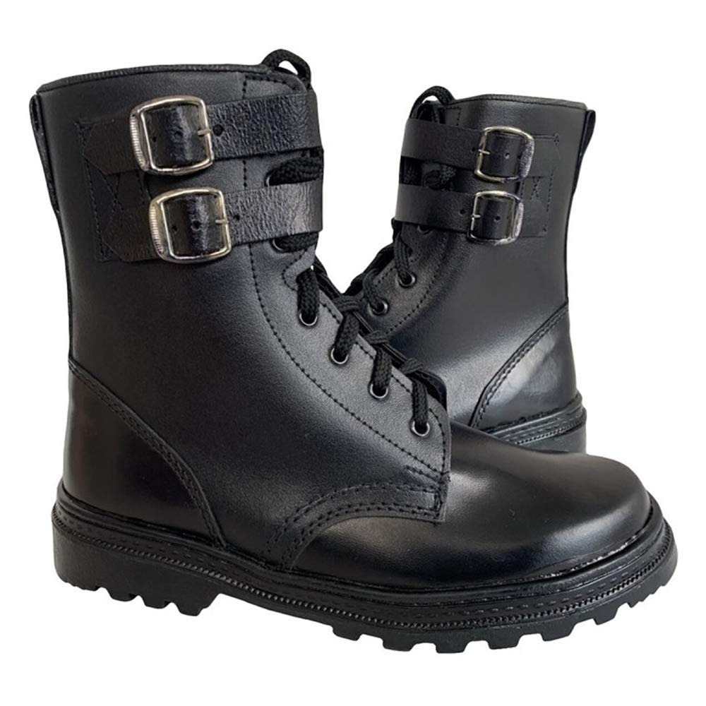 Russian FactoryRussian Men's tactical summer Spetsnaz boots Active rest/Work leather combat footwear with buckles