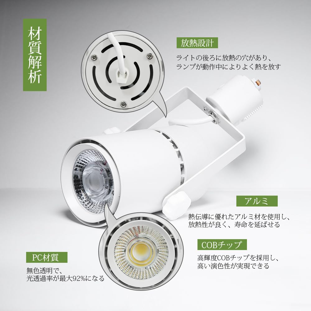 Amazon.co.jp : Allegro Lighting ダクトレールライト スポットライト