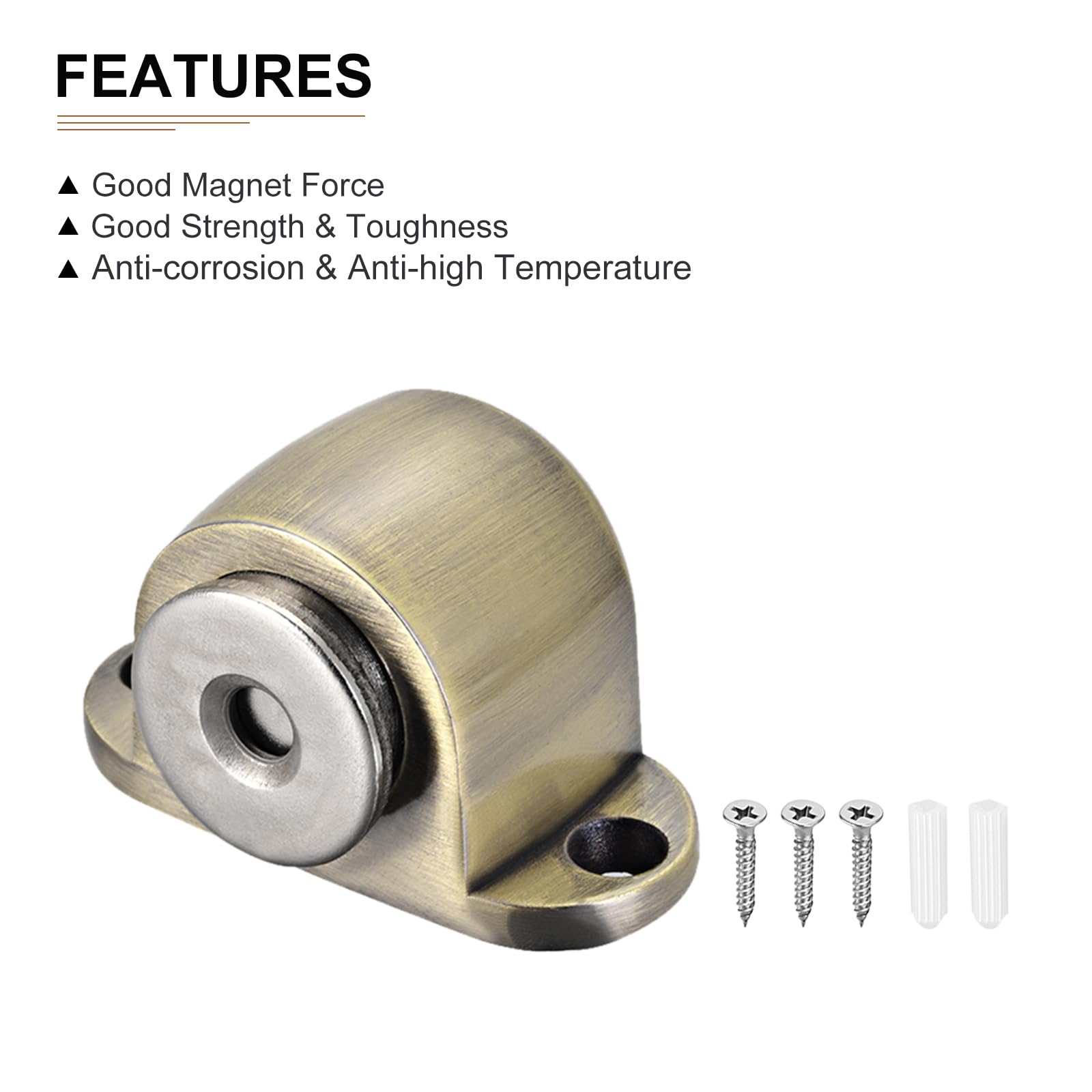 DTGN 53x33mm(LxW) Magnet Door Stopper, 1 Pack, Good for Home Office Bedroom Door Stop - Image 3