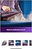 Philips 8000 Series Azur Steam Iron - 3000W, OptimalTEMP Technology, 55g/min Continuous Steam, Zero Burn Risk, 300ml Water Chamber (DST8021/30)