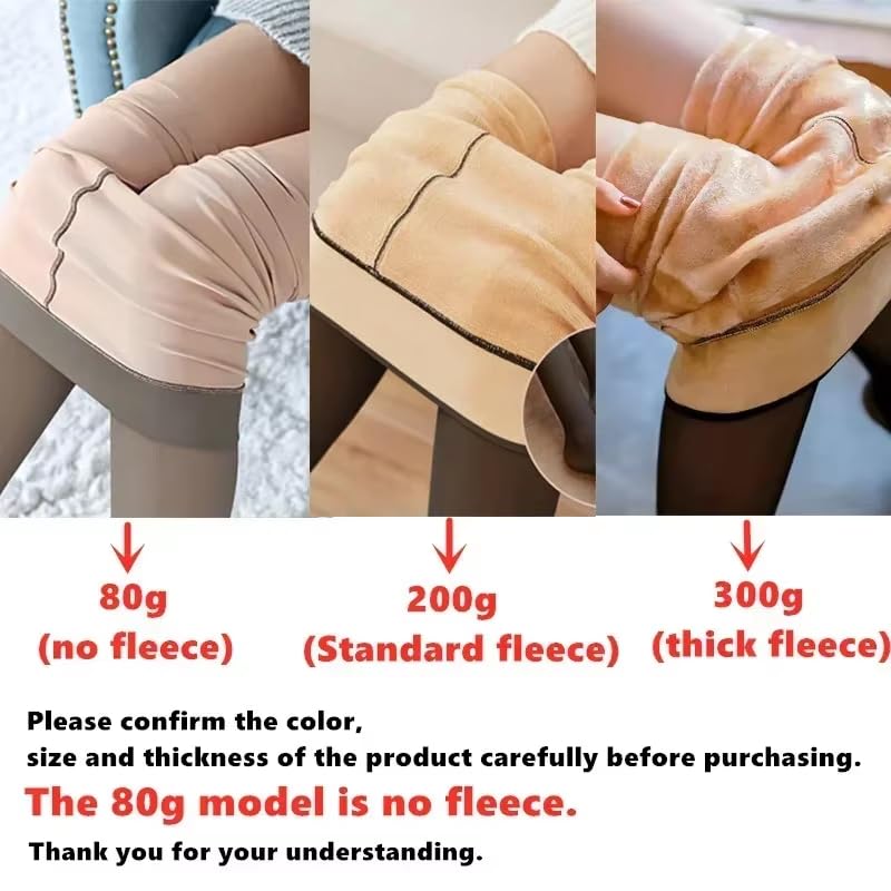 Damskie Legginsy Z Podszewką Polarową - 220G Zimowe Ciepłe Rajstopy Legginsy Damskie Legginsy Polarowe Wysoki Stan Termiczne Legginsy Miękkie Grube Ciepłe Zimowe Rajstopy Dla Kobiet