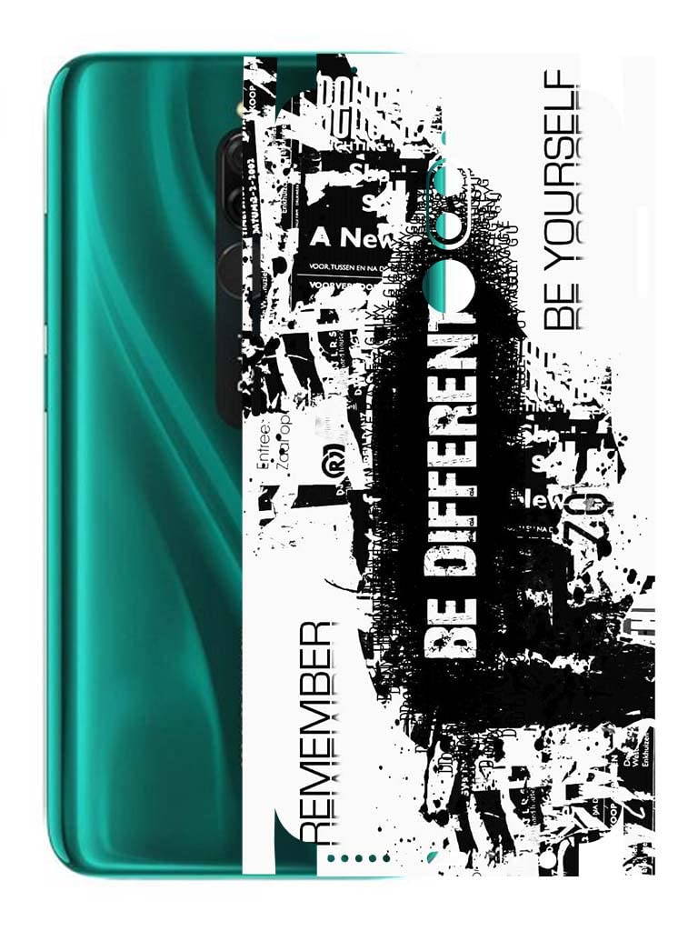 AtOdds - Redmi 8 Mobile Back Skin Rear Screen Guard Protector Film Wrap with Camera Protector (Coverage - Back+Camera+Sides) (Be Different) (B0B9H6THXJ) Amazon Price History, Amazon Price Tracker