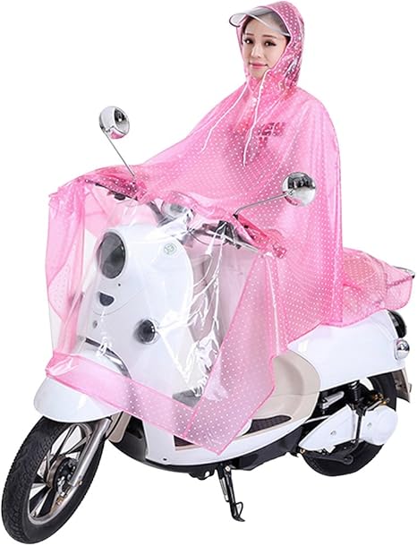 Amazon Co Jp レインコート レインウェア 梅雨対策 透明 防水 レインカバー ポンチョ レディース 雨具 ロング 高校生 透明の窓付き 耐久性 厚手 自転車 バイク 通勤 通学 アウトドア 収納袋付き フリーサイズ レッド 服 ファッション小物