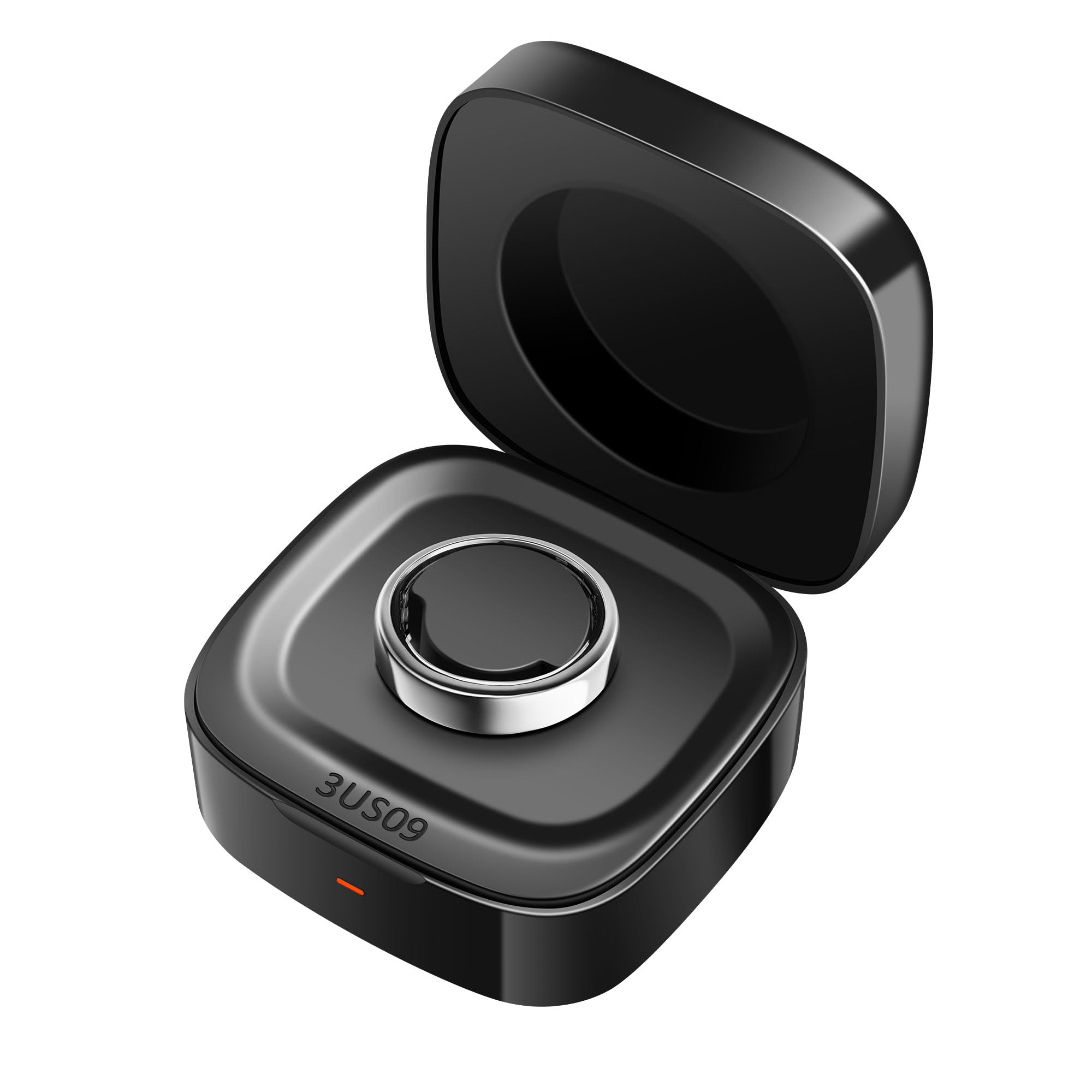 Smart Ring Charger Case Only Compatible with Oura Ring Gen 3 Heritage/Horizon - Rings Charging Box with Indicator Light - Portable for Ring Storage, Travel, Prevent Scratches (Size 9)-image-11