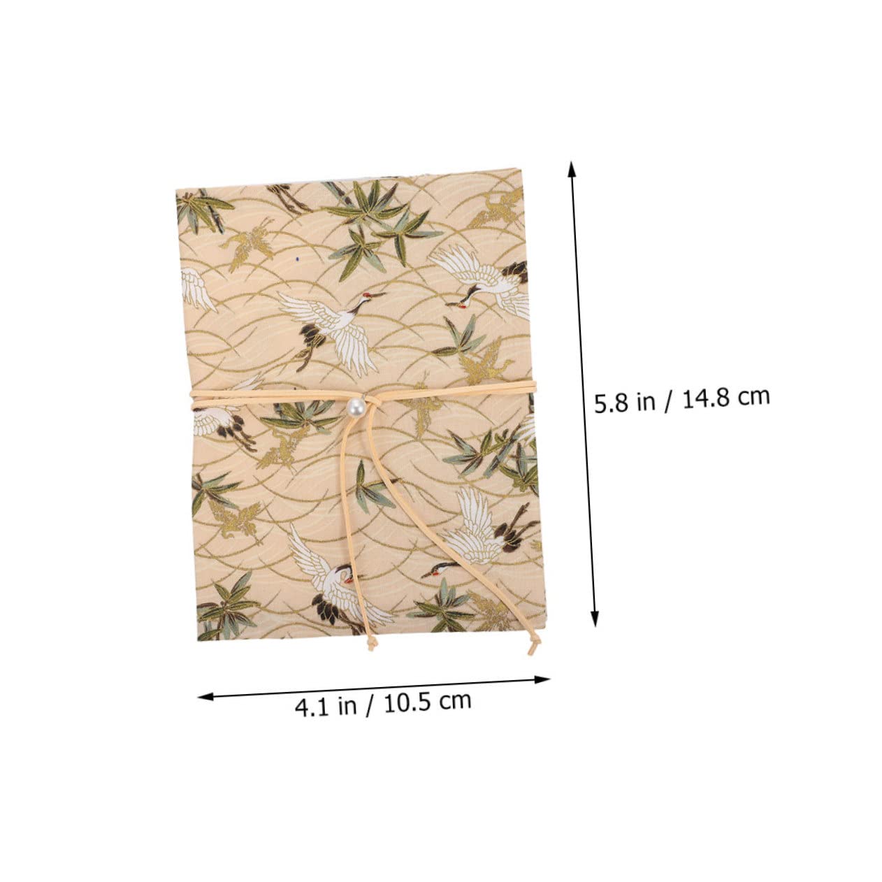 NUOBESTY 5pezzi Copertina Decorativa Per Libri Con Motivo Elegante Protezione Per Libri Con Gru Per Studenti e Amanti Della Lettura
