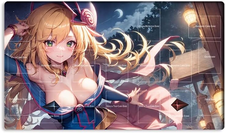 Alfombra de juego Mlikemat Playmat Girl ip Masquerena DuelTCG CCG OCG con zonas + bolsa gratis (ZD039-242-A)