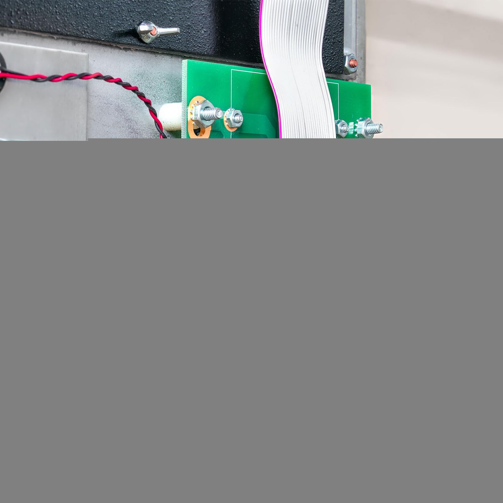 QUARKZMAN Cavo a Nastro Piatto Idc a 16 Pin, Passo 2.0mm, connettore Fc a Fc, Lunghezza 30cm, Filo Jumper Grigio per Computer, display Led, Dvd, 2 Pezzi