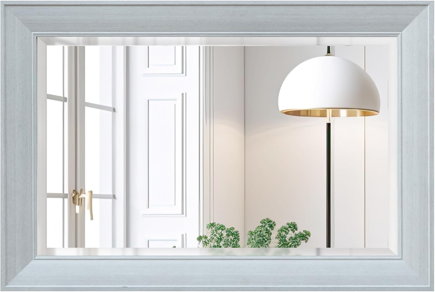 Westminster Décor - 24" x 36" Modern but Classic Wood Rectangle Mirror - Easy Installation - Entryway & Wall Mirrors - Beautiful Contemporary Home Decor Piece