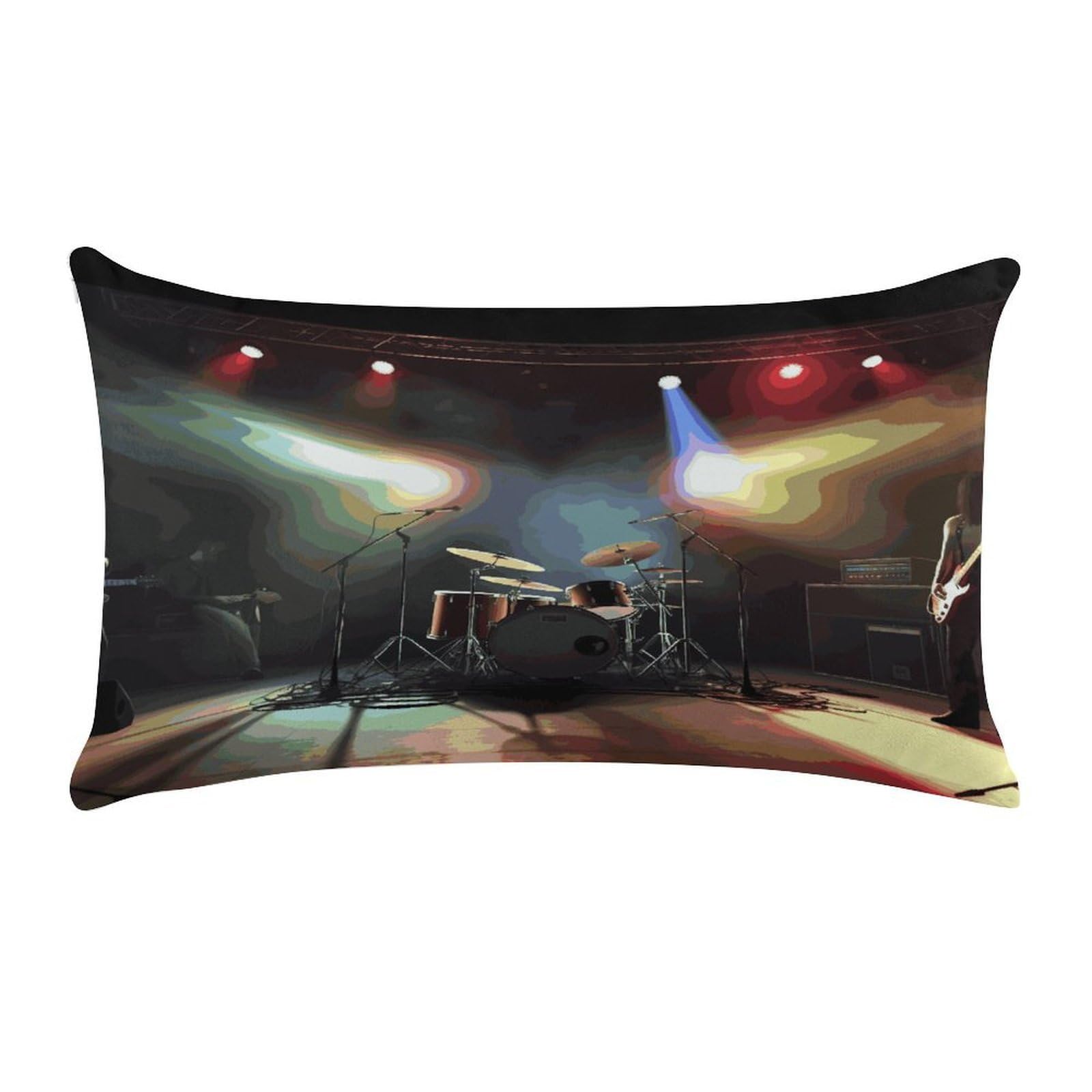 Wsoihfec Style Rock Band Stagecushion Case Throw Pillow Cover