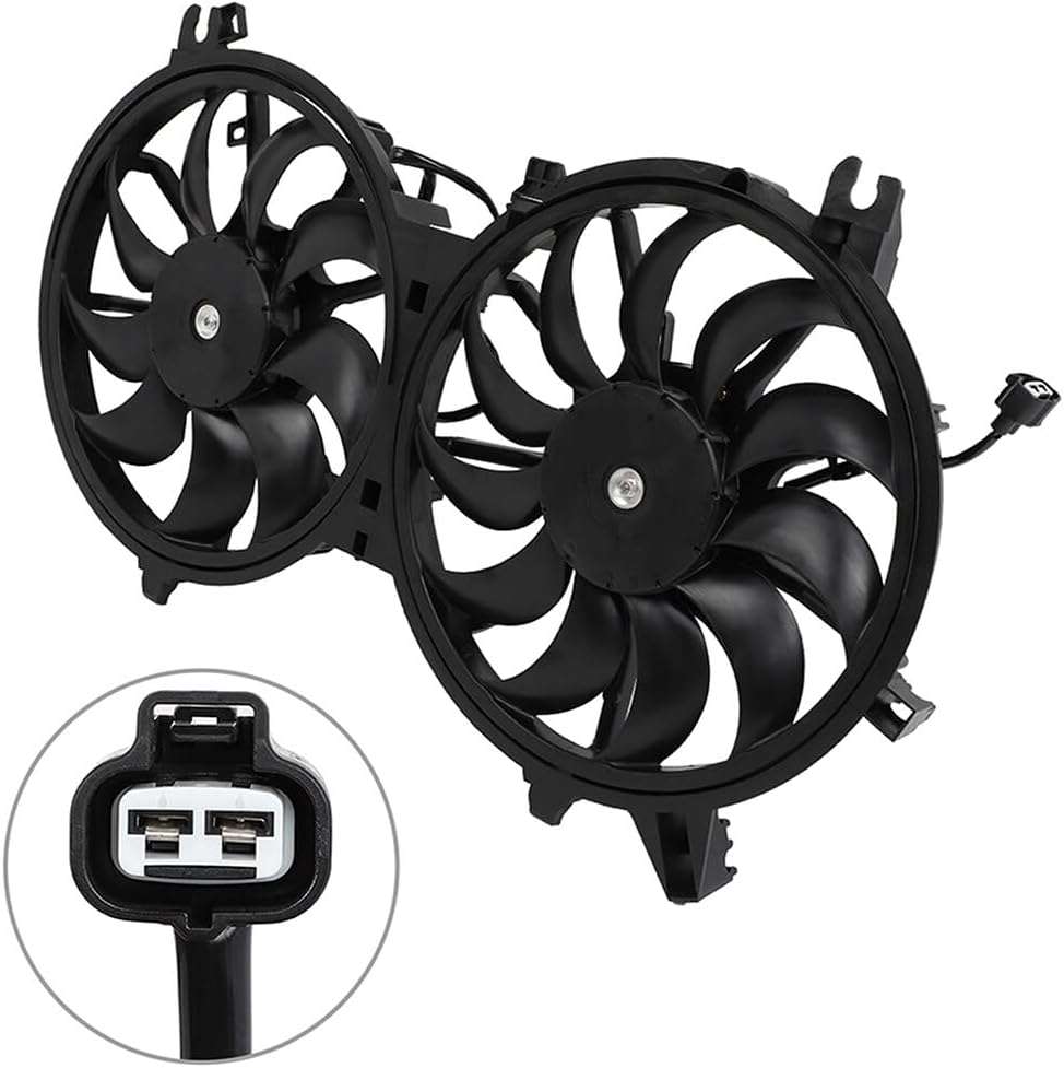 Radiator Cooling Fans Replacement for 2008-2012 for INFINITI for EX35 3.5L 2009-2012 for INFINITI for FX35 3.5L 2009-2011 for INFINITI for FX50 5.0L 2011-2012 for INFINITI for G25 2.5L