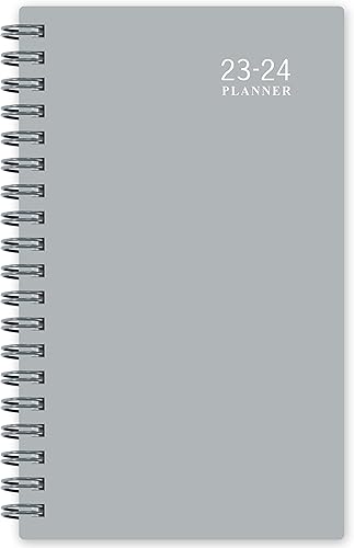 Miniatura 1 de Agenda de bolsillo 2023-2024, tamaño A6, planificador de bolsillo semanal y mensual, julio de 2023 a junio de 2024, 6.4 x 3.9 pulgadas, doble