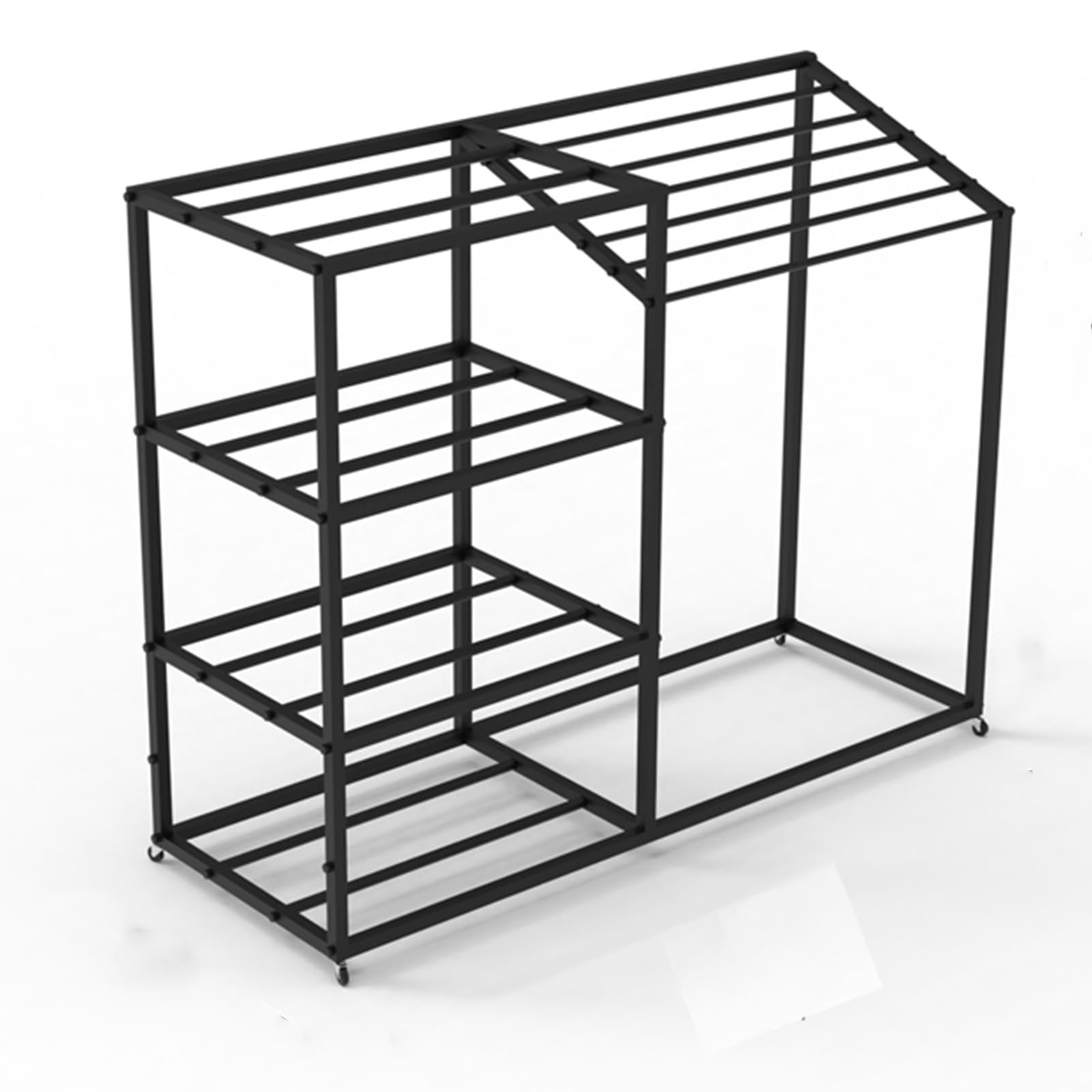 Soporte Ajustable para Esterilla de Yoga, con Ruedas, para el hogar, para Guardar Rodillos de Espuma en gimnasios o Salas de Fitness, para exhibir en el Suelo colchonetas de Pilates y ejerci