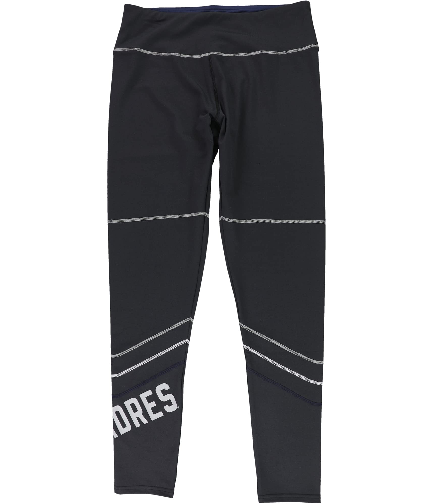 G-III Sports Womens San Diego Padres Compression Athletic Pants, Black, Medium