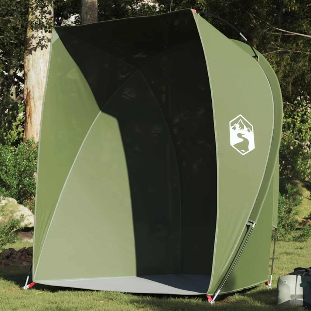 vidaXL Tienda de Pesca Impermeable Verde Oliva