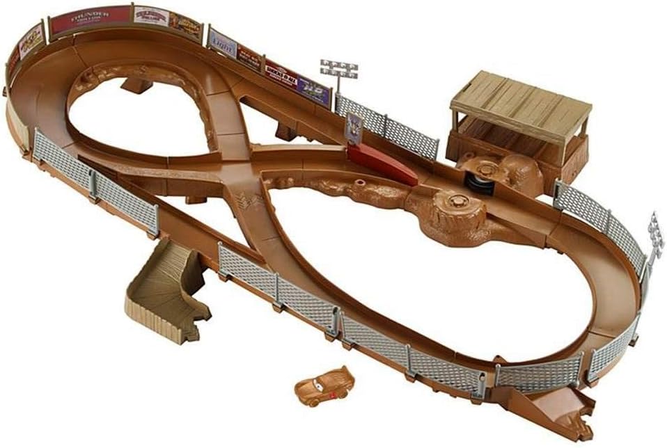 Disney Pixar Cars 3 Thunder Hollow Criss-Cross Track Set