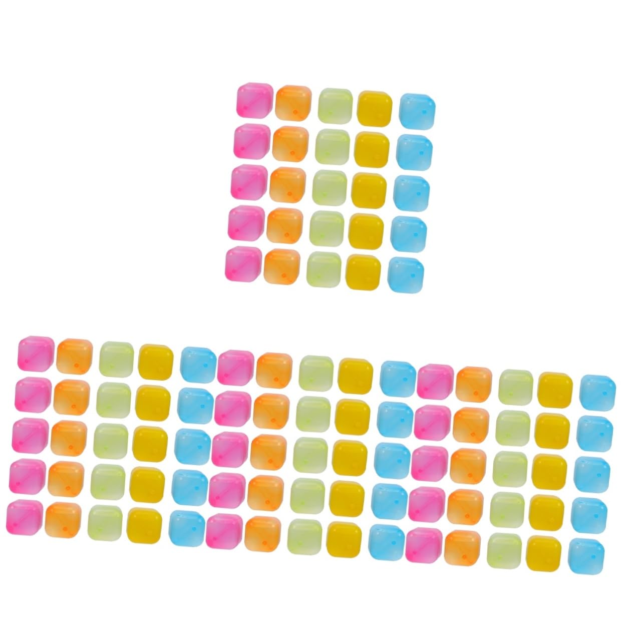 Alipis Lot De 4 Plateaux Réutilisables Pour Congélateur Moules À Glaçons Pour Cocktails Et Boissons 24 Pièces X 4