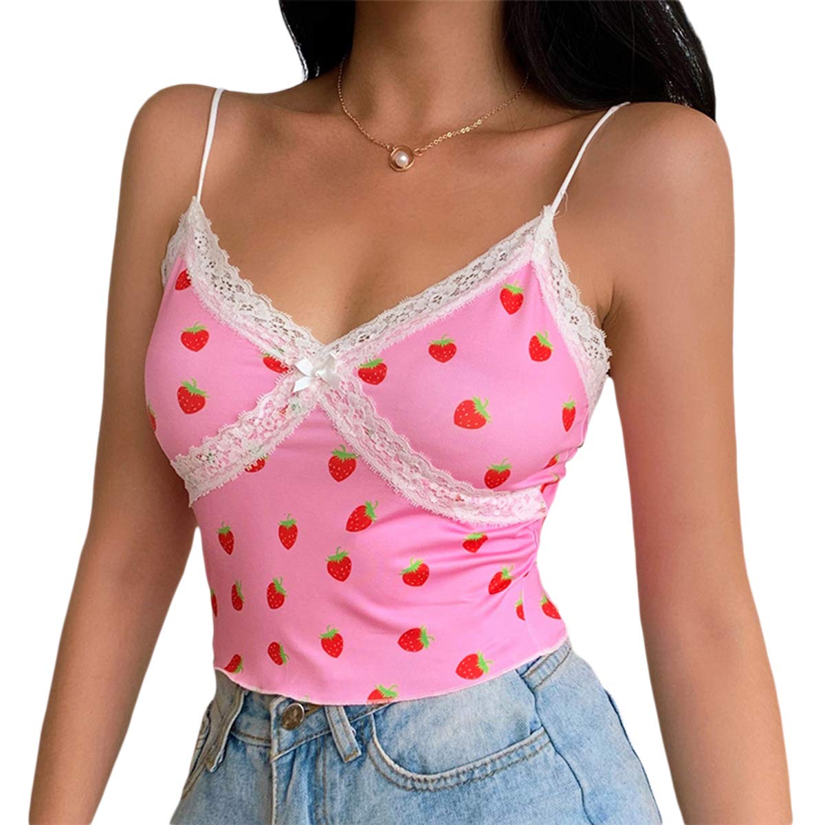 今日だけ価格！　pois mellow cami pink ♡ Amazon.com: Buy it now: Camis