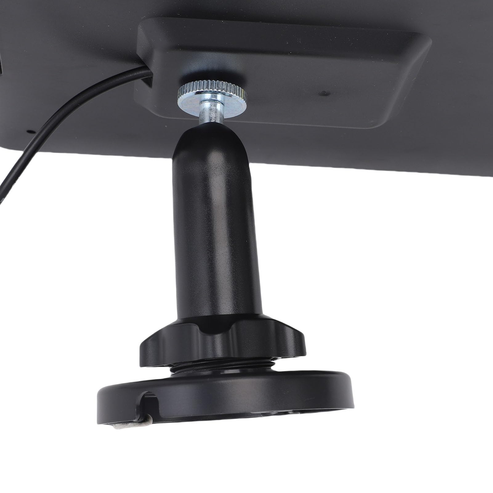 Cargador de Panel Solar de Alta Eficiencia 10W para Ring Video Doorbell 4 3 Plus ETFE Tipo U para Cámara de Seguridad (BLACK)