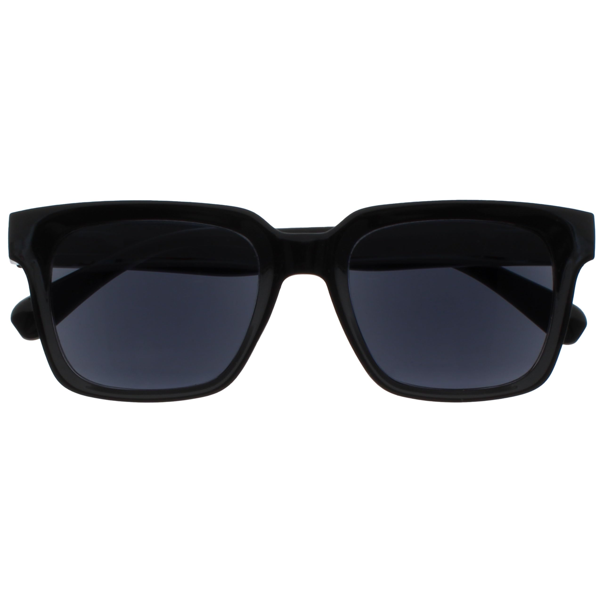 OPULIZE ERA Occhiali luce blu donna e uomo - Antiriflesso e Antibagliore - Confezione da 1 - Occhiali per computer - Protezione UV - Oversize e Rettangolare - Grigio Trasparente - Lenti