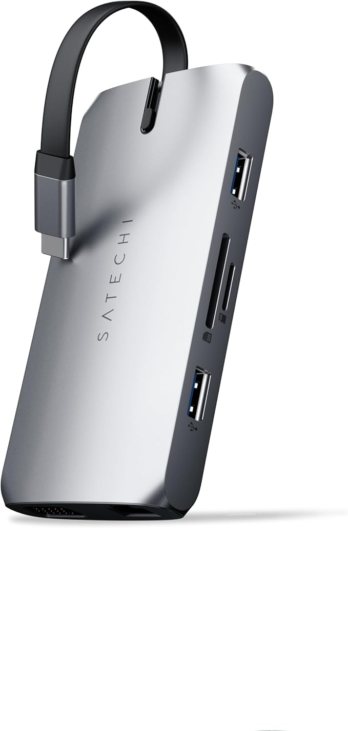 SATECHI Adaptateur USBC Multiport, Hub USBC 9en1, Adaptateur