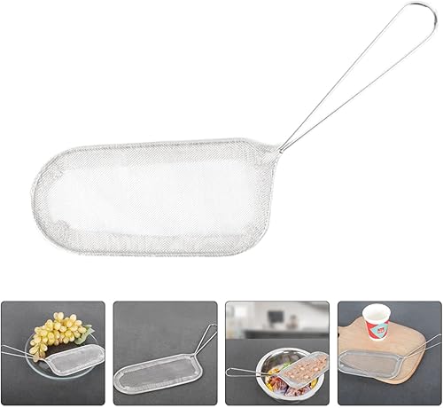 Miniatura 2 de Colador de acero inoxidable para freír cesta de cocina Cesta frita Colador Cesta para freír Cesta de comida de mango largo Cesta de freír