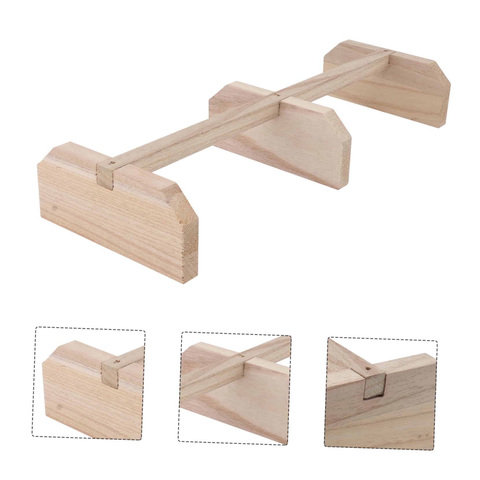 BESPORTBLE 2piezas Perchero De Madera para Pollos y Aves Barra De Descanso Segura para Gallinas Juguete para Mascotas Fácil Instalación y Uso para Aves y Gallinas