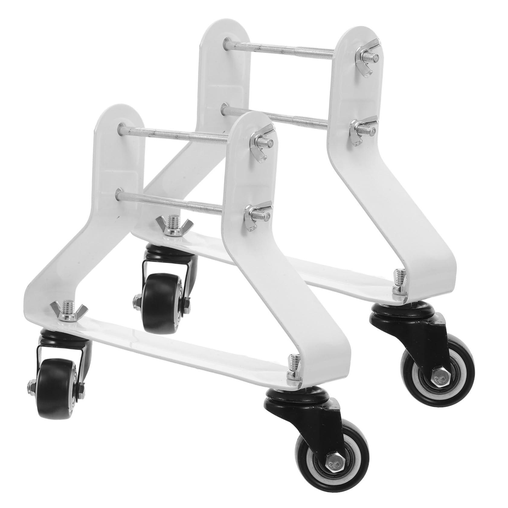 Ciieeo 2 Pezzi Staffa Per Radiatore Staffa Di Supporto Per Radiatore Riscaldante Base Per Riscaldatore Con Ruote Telaio Di Base Per Riscaldatore Con Ruote
