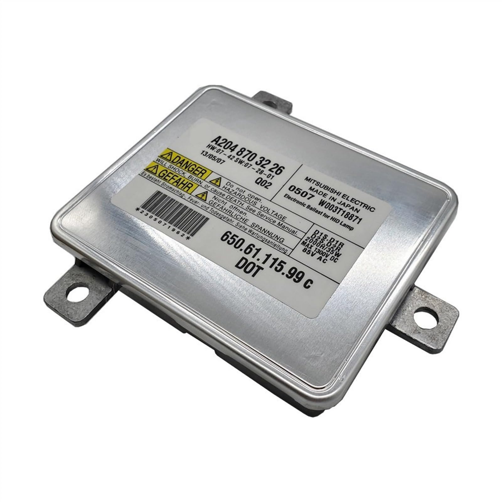 WOLWES Xenon Vorschaltgerät Kompatibel mit Mercedes Für Benz Für GLK200 GLK220 GLK280 GLK300 GLK320 GLK350 Xenon HID Scheinwerfer Vorschaltgerät OE # A2048703226 W003T18871