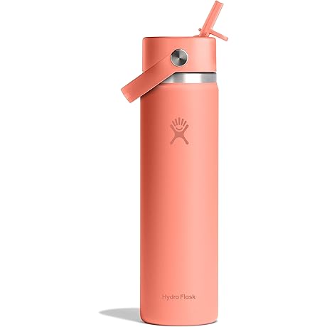 Hydro Flask Wide Mouth Water Bottle with Leakproof Closeable Straw Lid & Accessories Experience