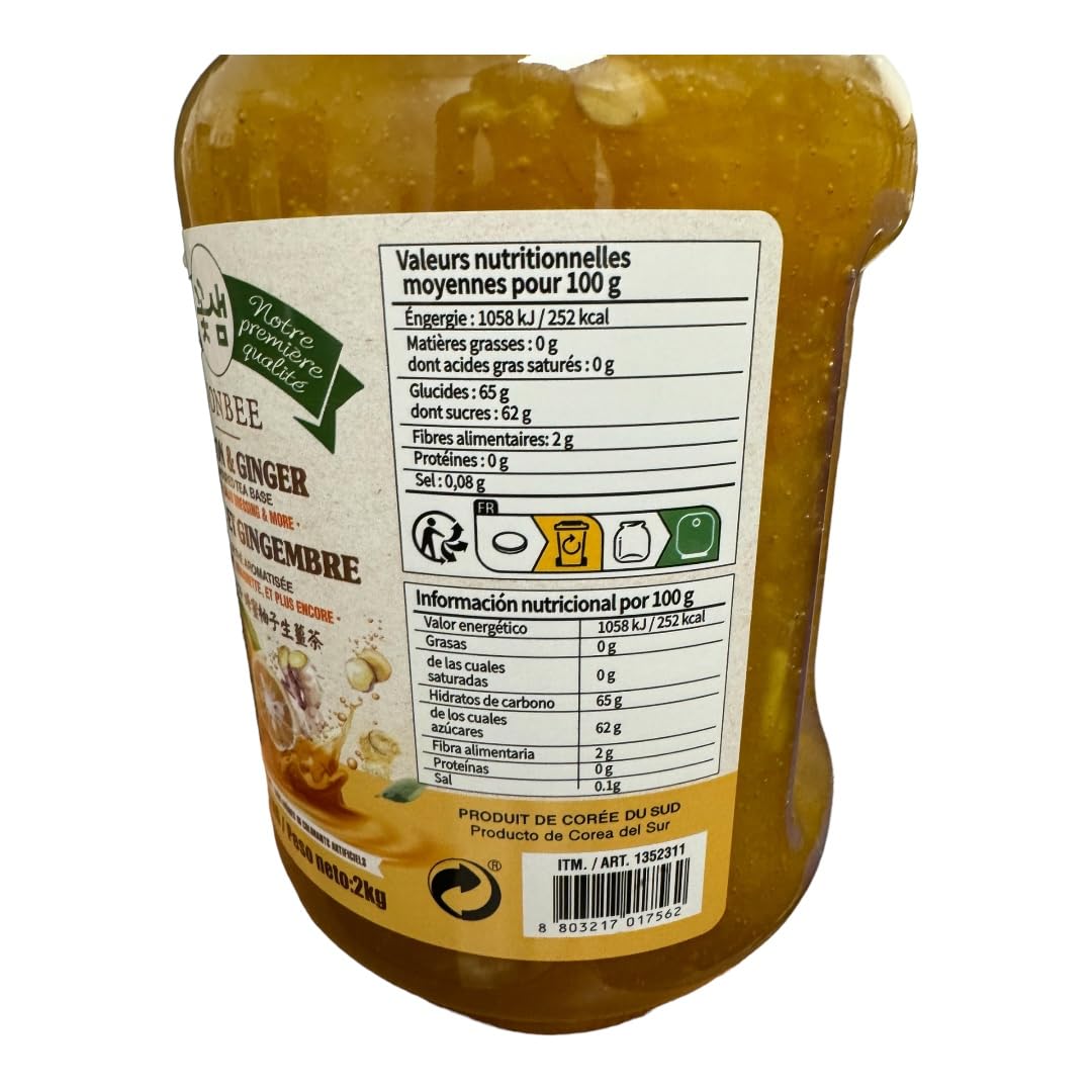 VONBEE TÈ DI CITRON E Zenzero DI MIELE 2 kg.