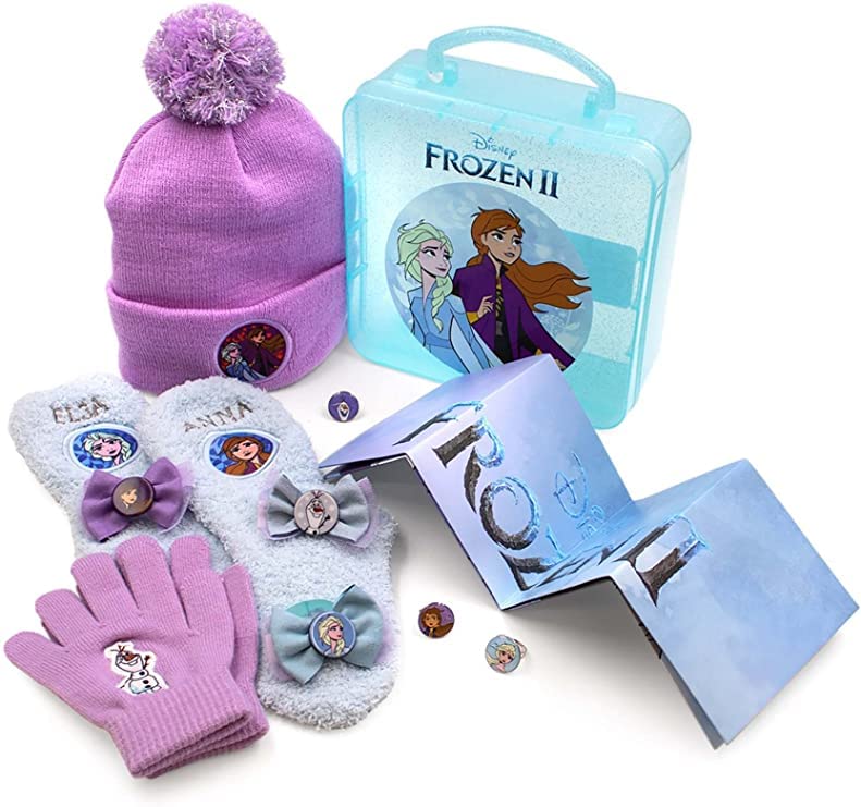 Isaac Morris Frozen Girl's Winter Gift Bundle Standard Blue, size