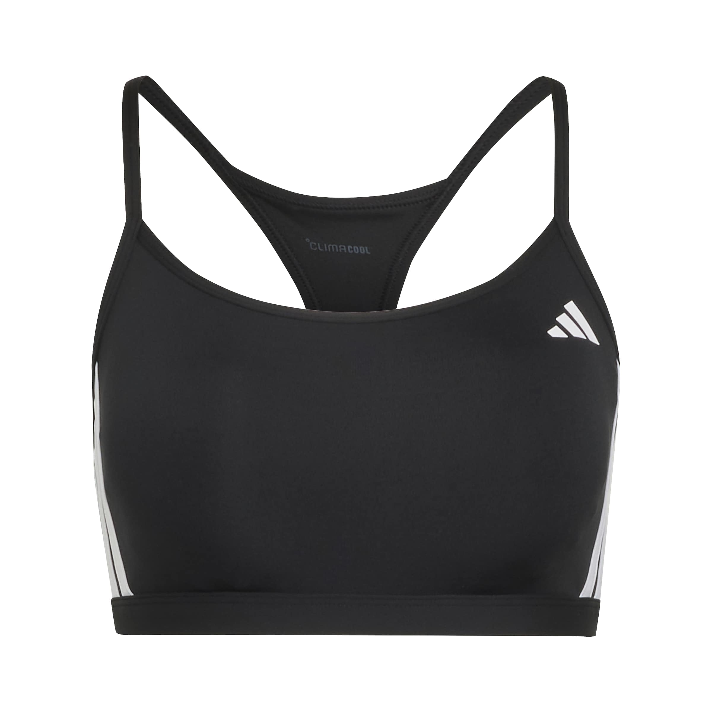adidas Optimé Essentials 3-Stripes Light Support Sujetador Deportivo Mujer (Pack de 1)