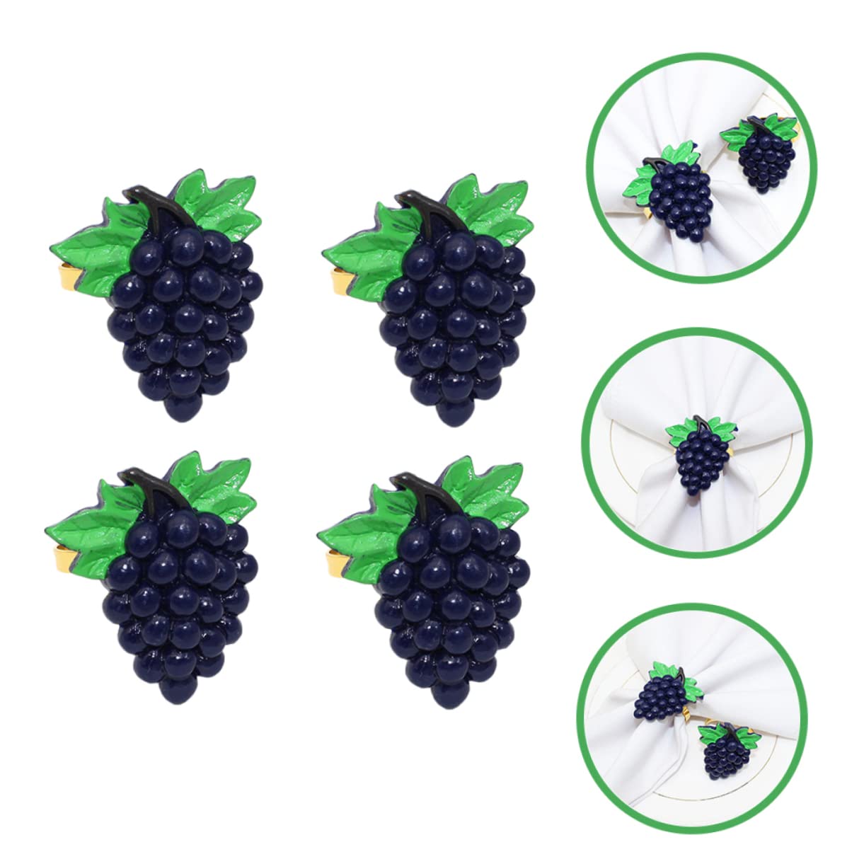 TOPBATHY 20stücke Serviettenringe Obstform Napkin Buckles Für Partys Hochzeiten Und Besondere Anlässe Langlebigem Dekorieren Von Tischgedecken