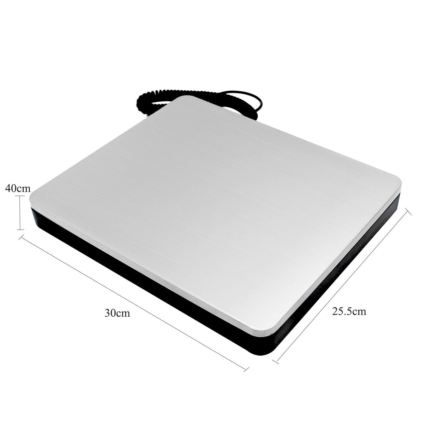 Wlectronic Food Scales Digital 180kg?0.05kg Heavy Duty Industrial Digital Precision Scale Shippings Postal Scale Commercial Platform Scale Electronic Express Scale for We