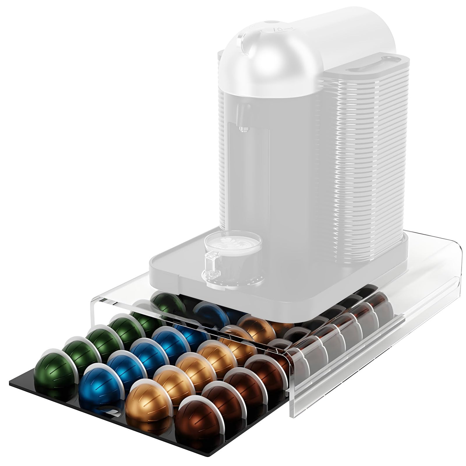Elnwnnkc Stand Sturdy Construction for Long Lasting Organization Modern Rack
