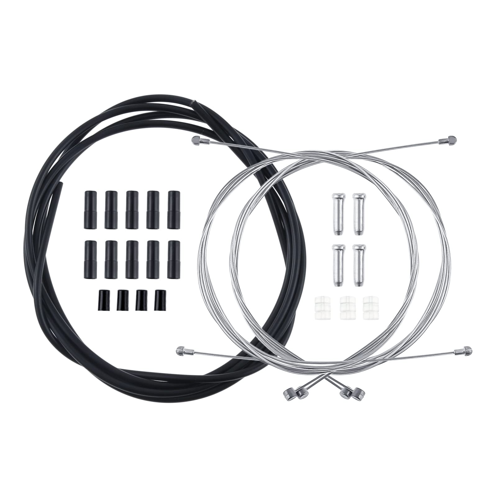 Ricambi Cavi Freno Bici Neri Cavi Freno Per MTB E BMX, Interno - Foto 3