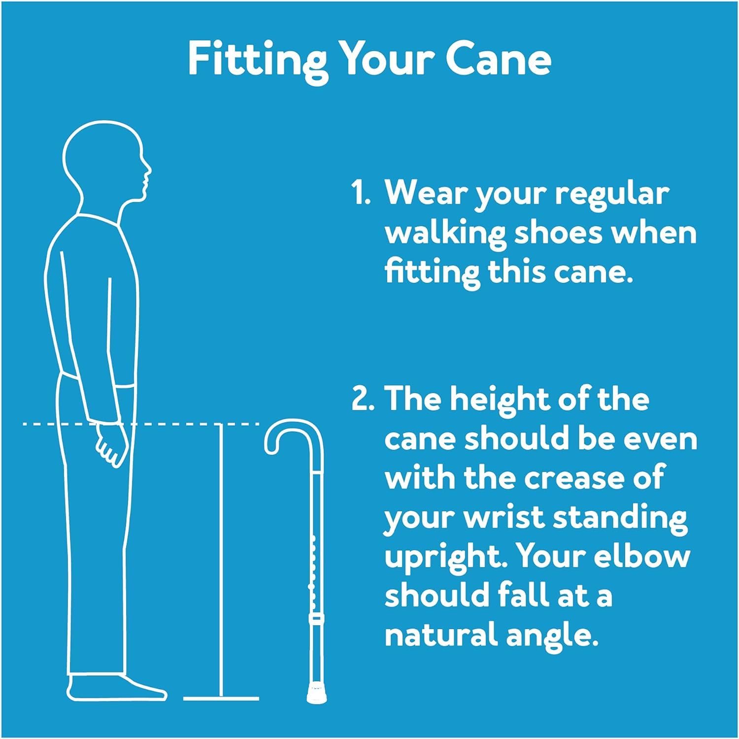 Carex Soft Grip Walking Cane - Height Adjustable Cane with Wrist Strap - Latex Free Soft Cushion Handle, Red Pattern