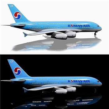 大韓航空 KOREAN AIR AIRBUS A380 1/160 新品 Korean Air Airbus A380 Airplane Model (1/160 Scale