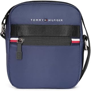 TOMMY HILFIGER Cross Body bags for Women and Men, Sling Bags, Sunbury, Grey+Black Price In India