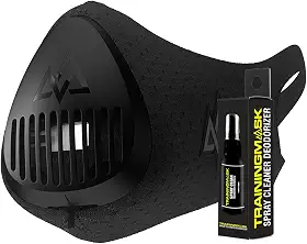 TRAININGMASK 3.0 - Máscara de treinamento de elevação 3.0 - resistência, desempenho, máscara de corrida de altitude, clinicamente comprovada e patenteada (média)