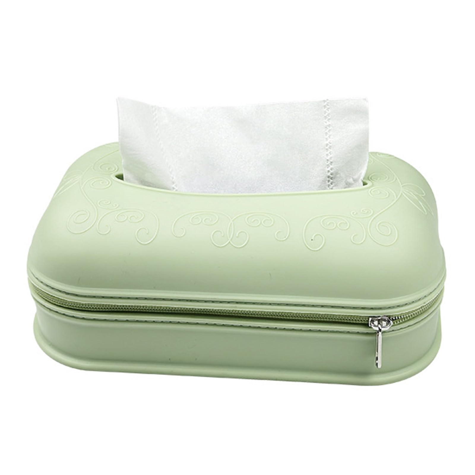 Msioytog Green Multipurpose Flexible Silicone Tissue Organizers Suitable For Restaurants And Cafes To Enhances Customer Dining Table Accessory