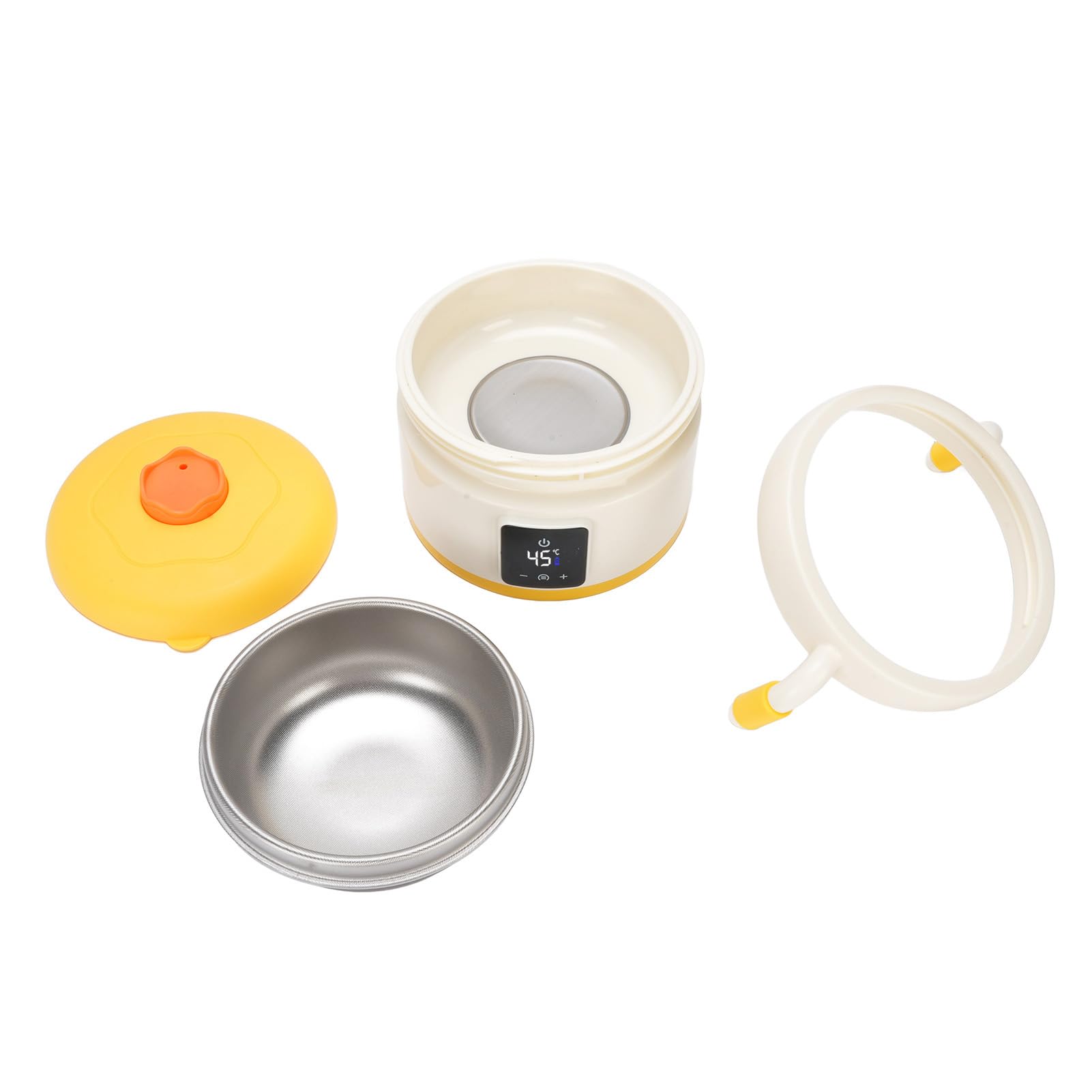 Calentador Eléctrico Portátil Inteligente para Alimentos, Calentador Eléctrico para Niños Pequeños con Batería Recargable por USB de 4500mah, Acero Inoxidable 316 para una Alimentación Segura
