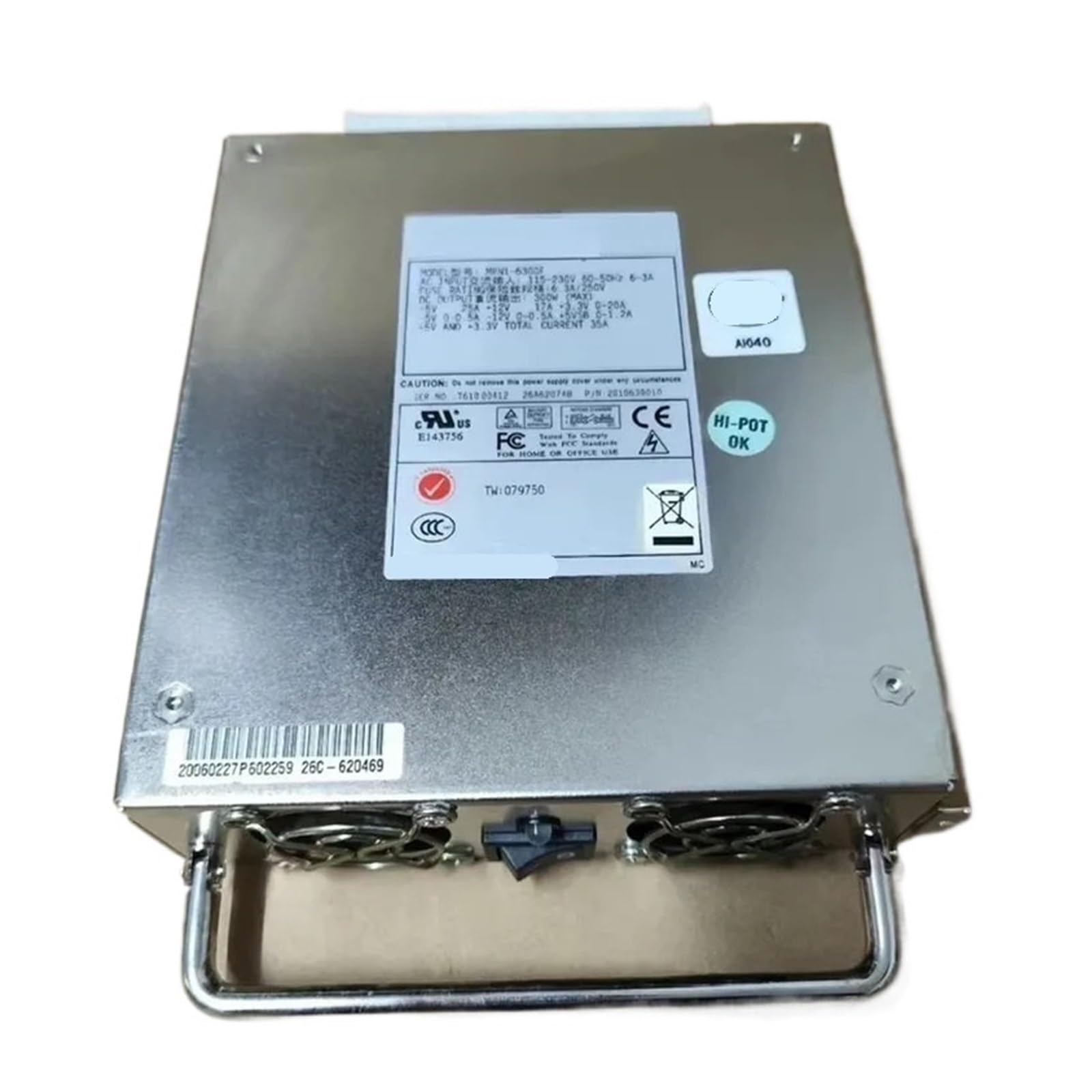 CXFCIHFT MPN1-6300F server power supply 300W