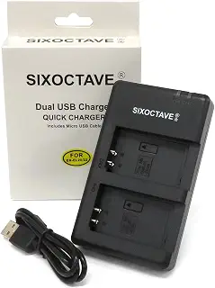 str EN-EL20/EN-EL20a/EN-EL22/EN-EL24 バッテリー用USB充電器デュアルチャージャー MH-27 MH-29 MH-31 ニコン 1 J3/ニコン 1 J2/ニコン 1 J1/ニコン 1 S1/ニコン 1 AW1/ニコン 1 V3 /ニコン COOLPIX P1000/COOLPIX P950/ニコン 1 J4/ニコン 1 S2/ニコン 1 J5 カメラ対応