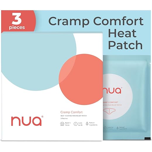 Nua Cramp Comfort Heat Patches 3 Pack