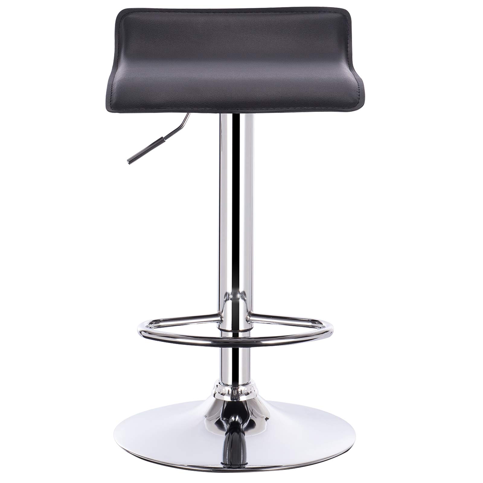 eSituro Bar Stools Black Barstools Set of 2 Adjustable Steel Bar Stools