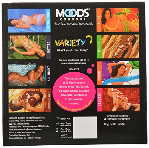 Moods Variety Pack - 16 Condoms (Pack of 2) - Image 3